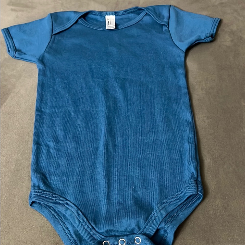 American Apparel Blue Bodysuit One Piece